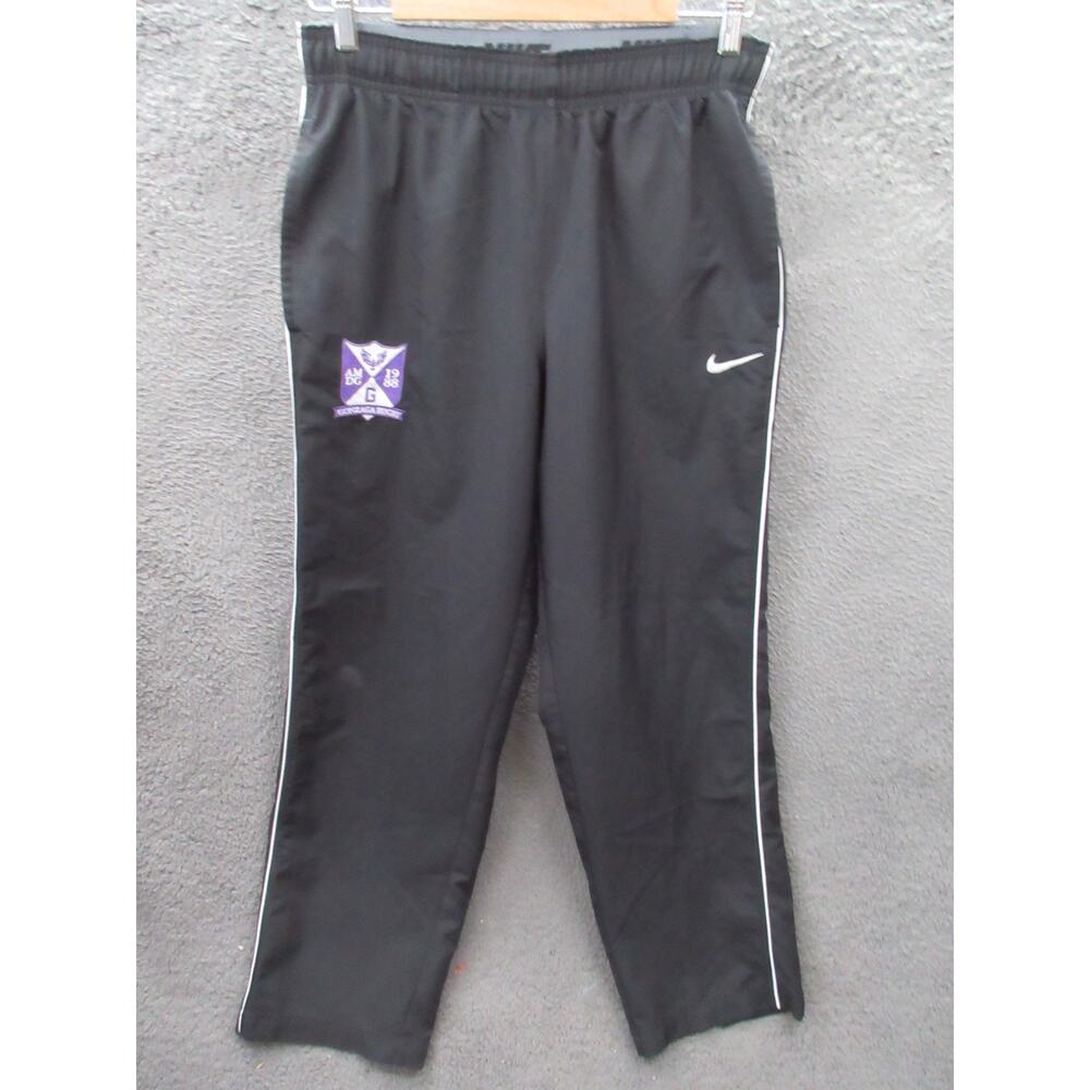 GONZAGA RUGBY Men's Sz Medium Nike Dri-Fit Baggy Track Pants Joggers 535635-012